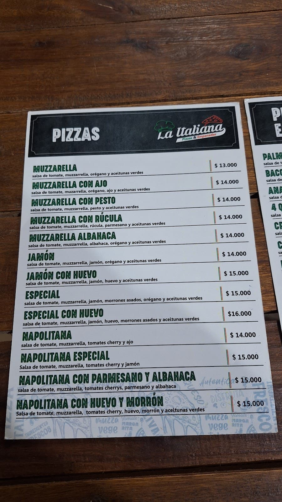 La Italiana Pizzas